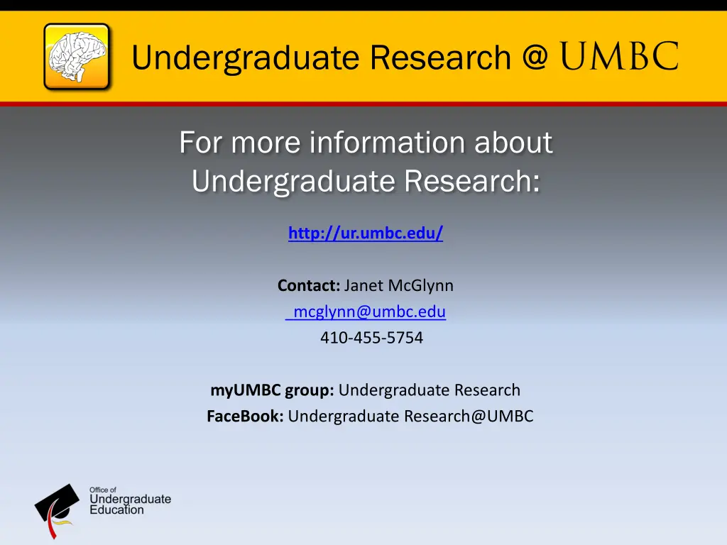 undergraduate research @ 5