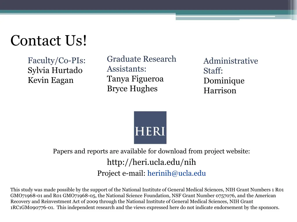 contact us