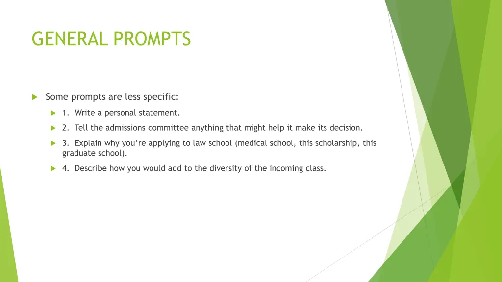general prompts