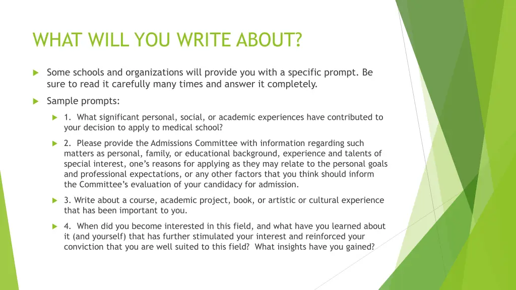 what will you write about