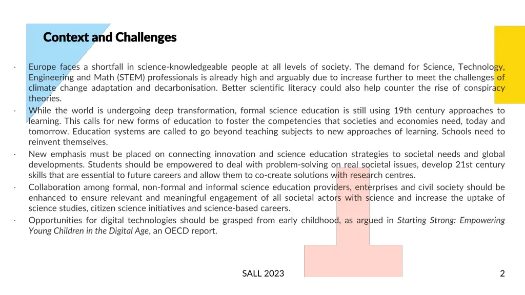 context and challenges context and challenges