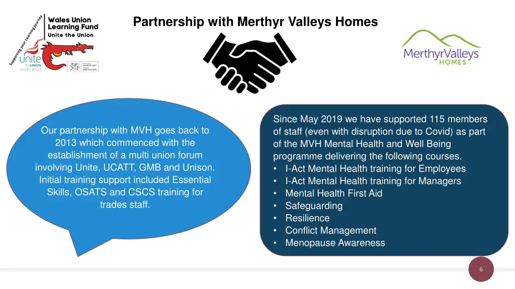 partnership with merthyr valleys homes