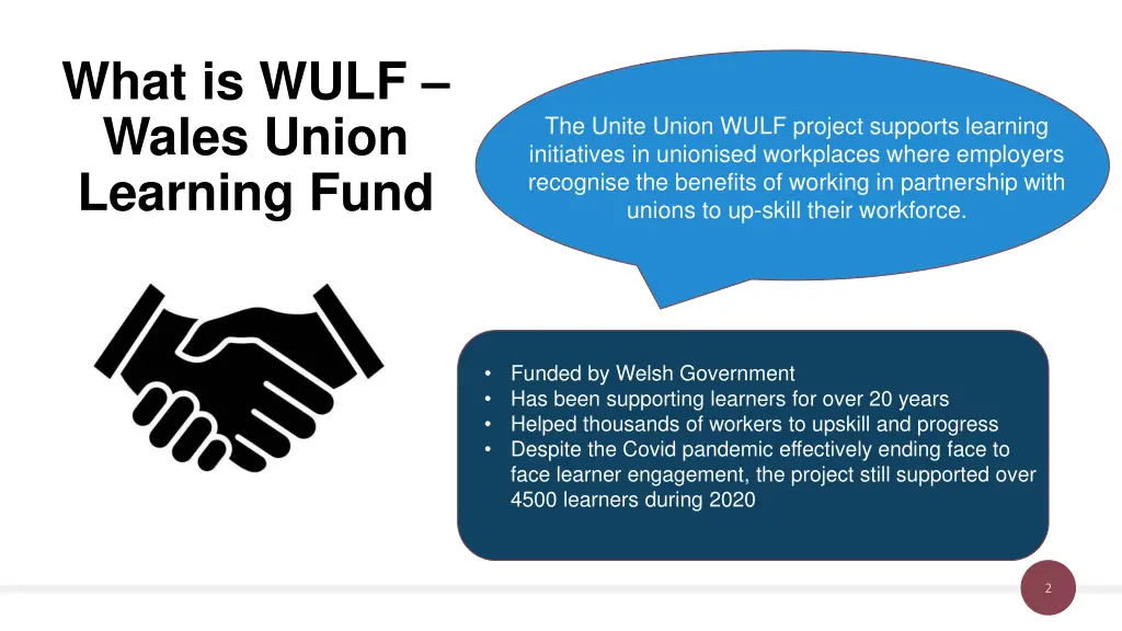 what is wulf wales union learning fund