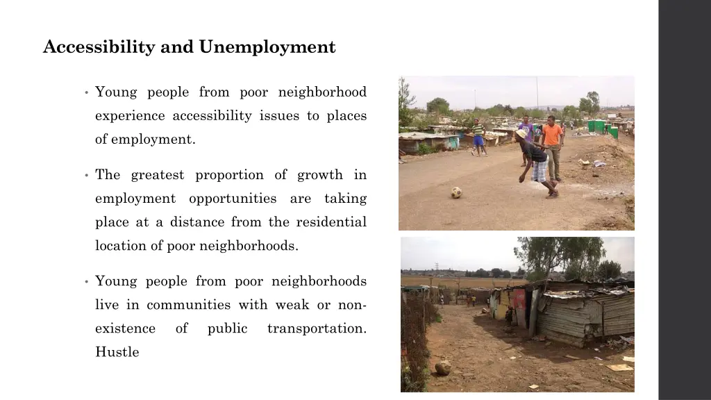accessibility and unemployment