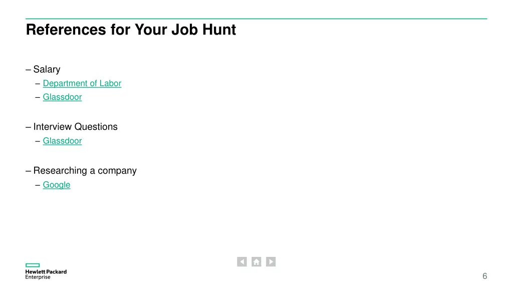 references for your job hunt