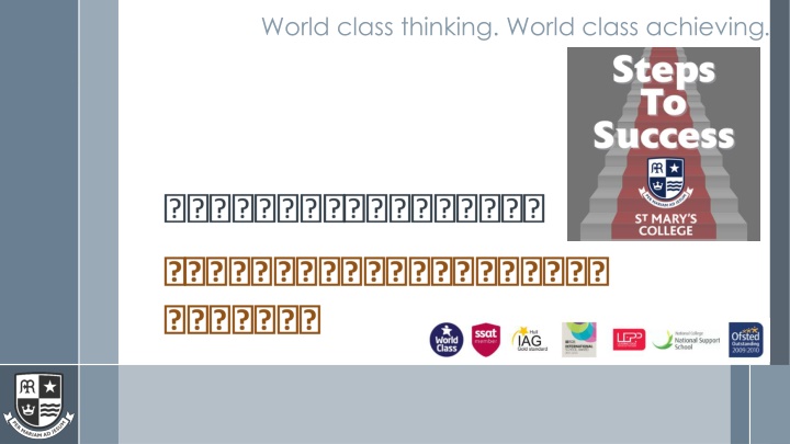 world class thinking world class achieving