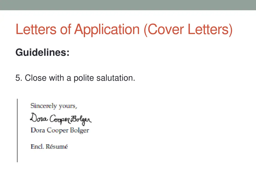 letters of application cover letters 10