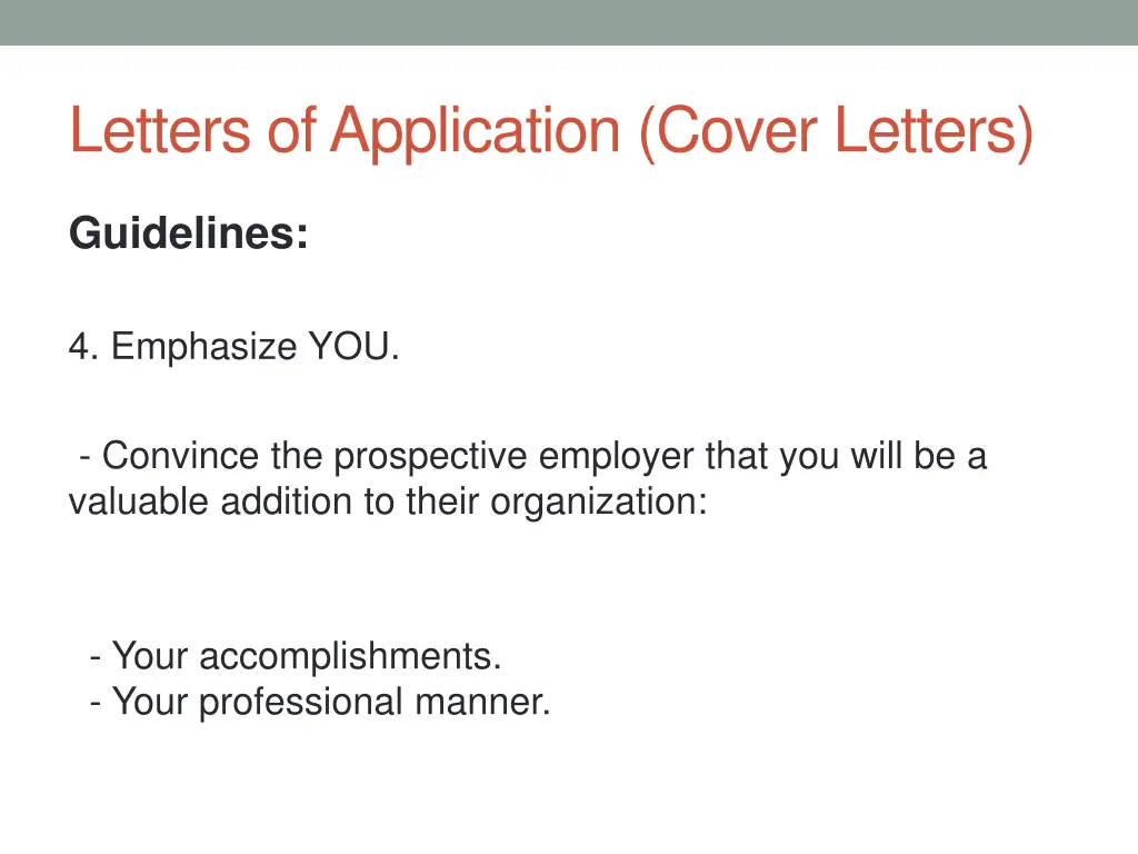 letters of application cover letters 9