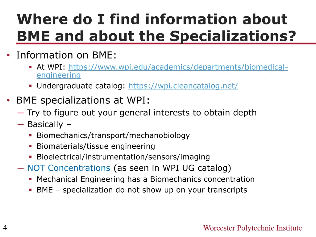 where do i find information about bme and about