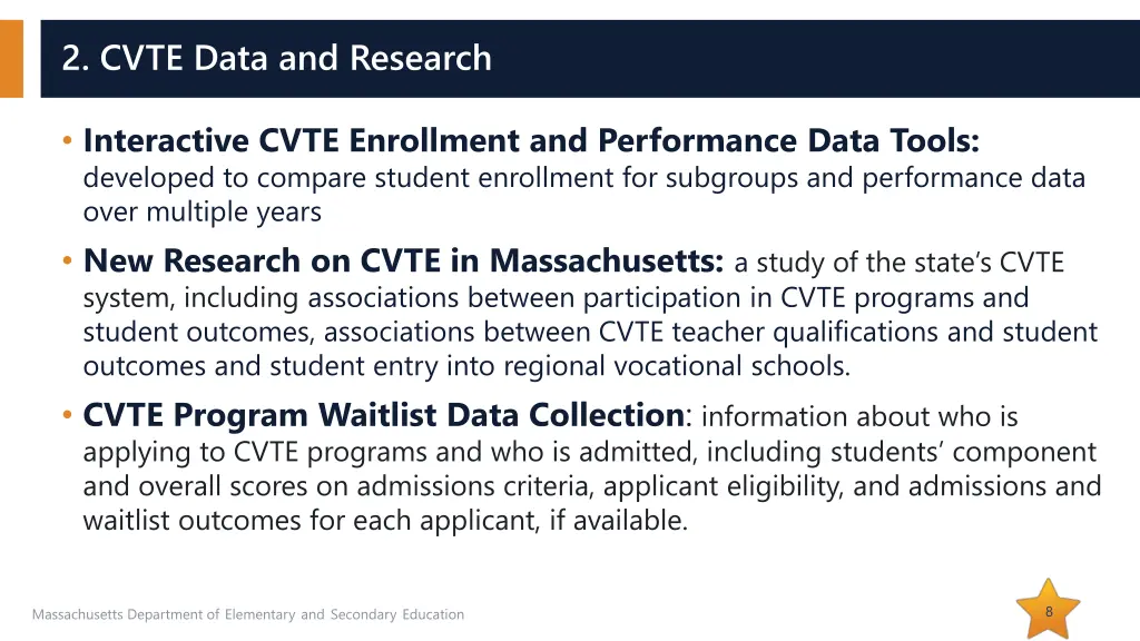 2 cvte data and research