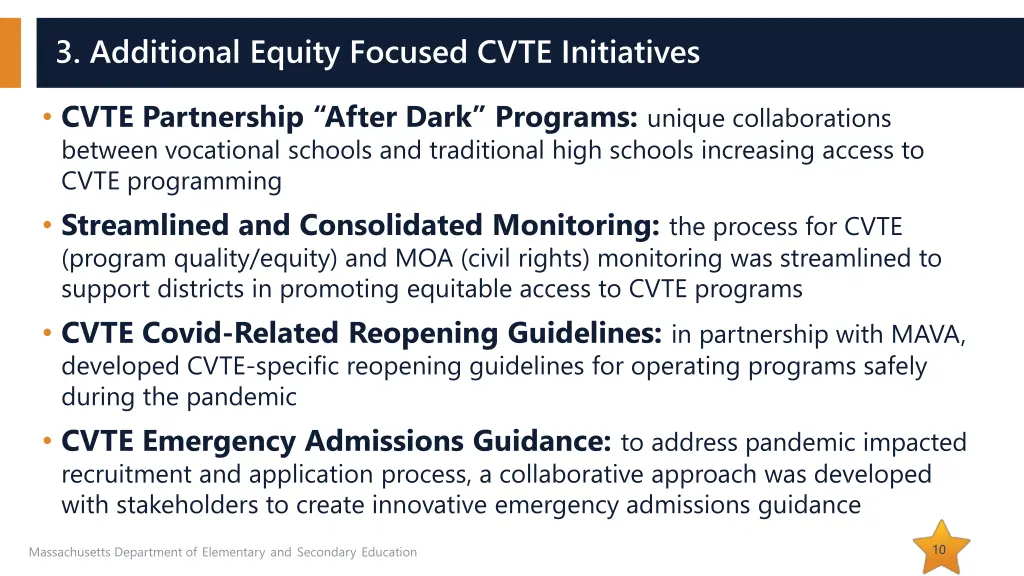 3 additional equity focused cvte initiatives 1
