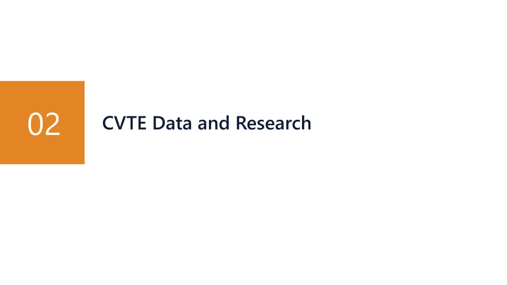 cvte data and research