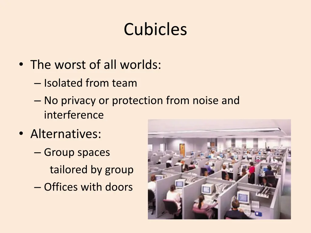 cubicles