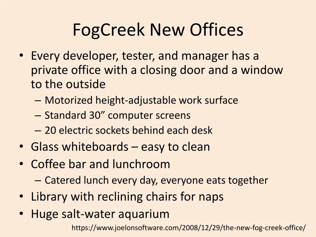 fogcreek new offices