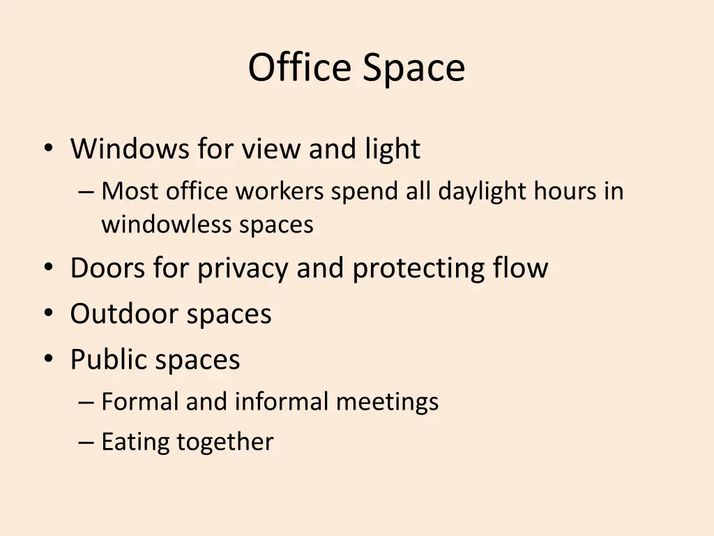 office space