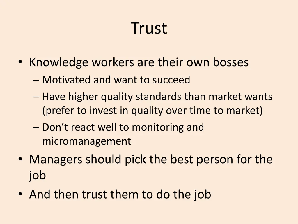 trust