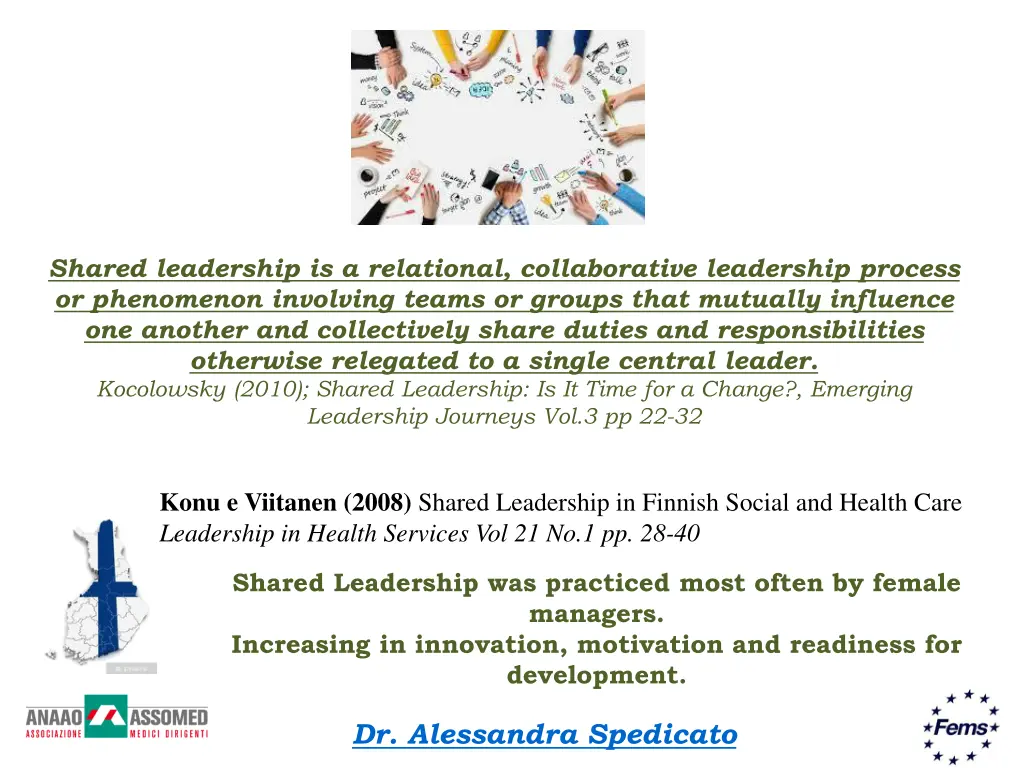 shared leadership is a relational collaborative