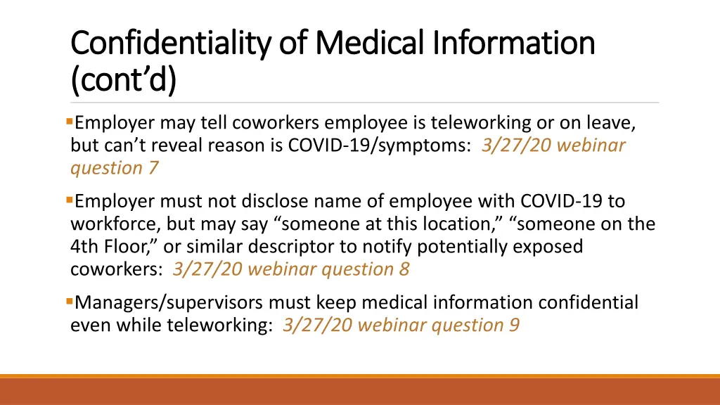 confidentiality of medical information 1