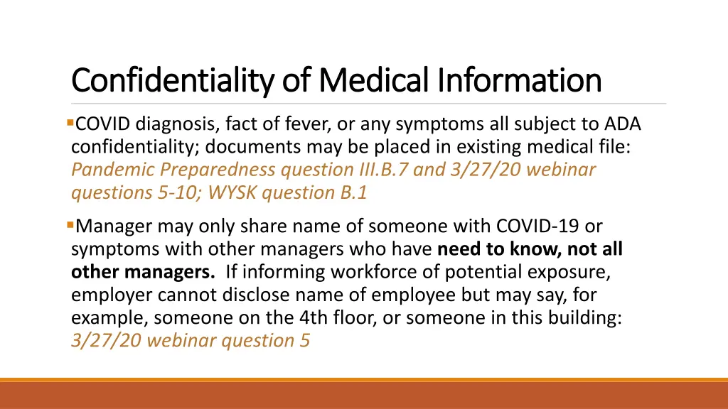 confidentiality of medical information