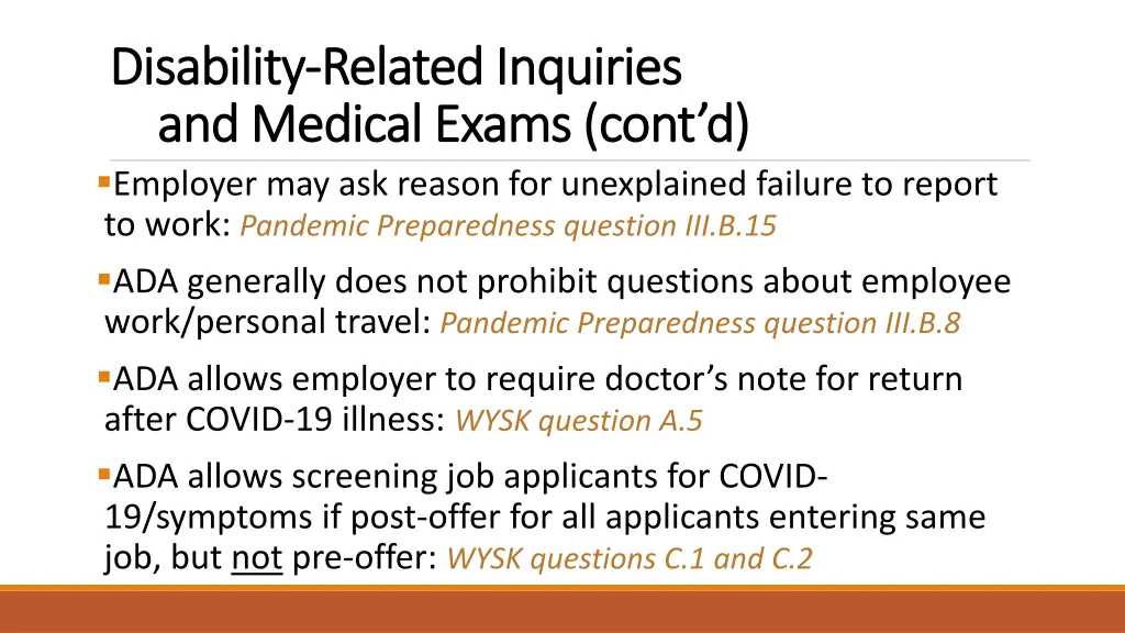 disability disability related inquiries related 3