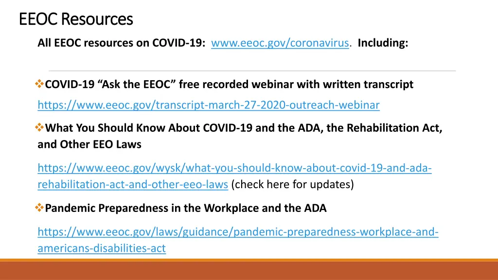 eeoc resources eeoc resources