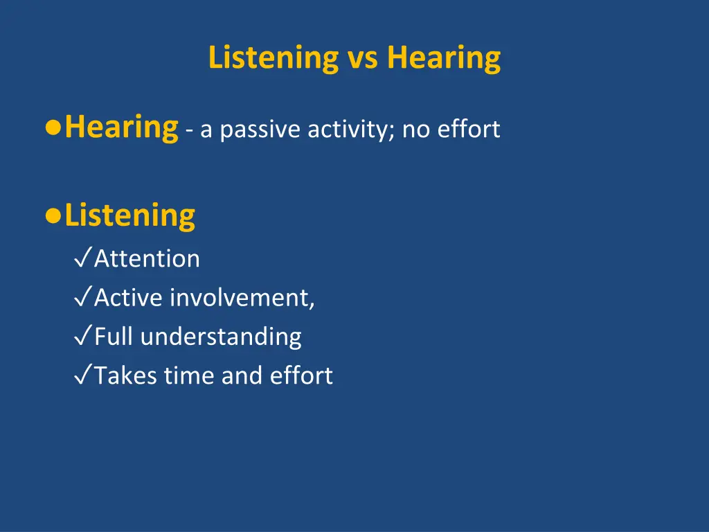 listening vs hearing
