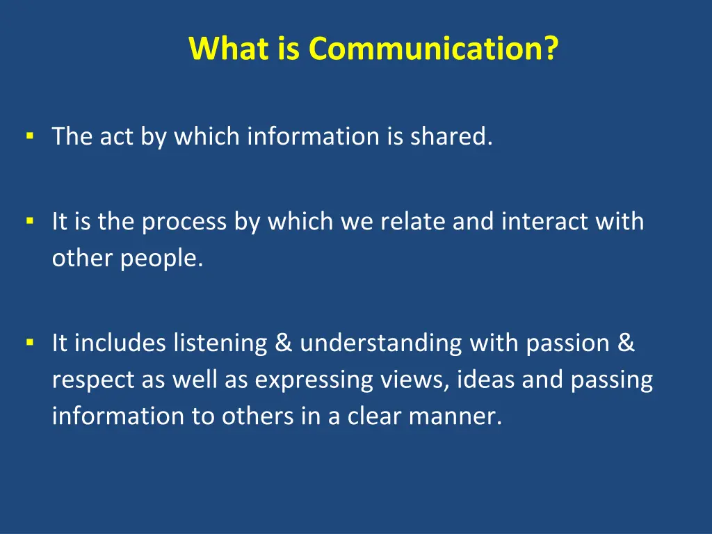 what is communication