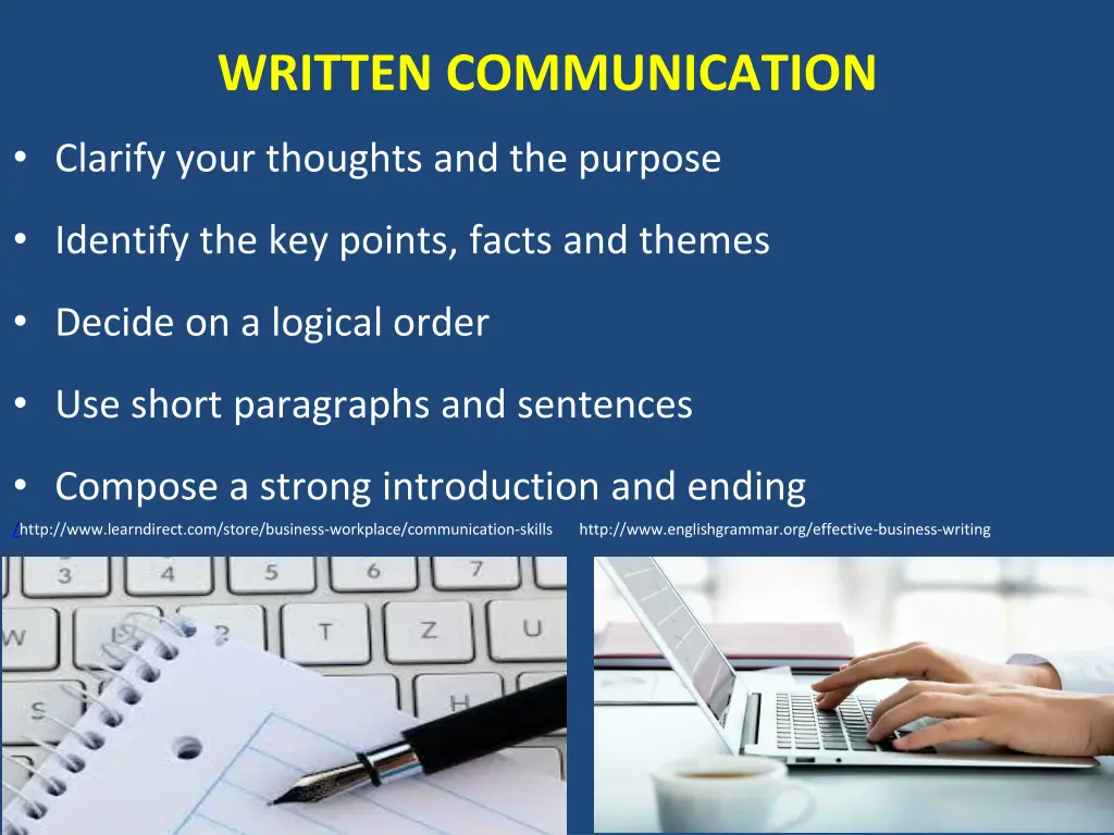 written communication