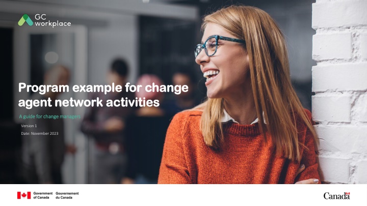 program example for change program example