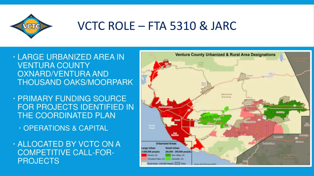 vctc role fta 5310 jarc