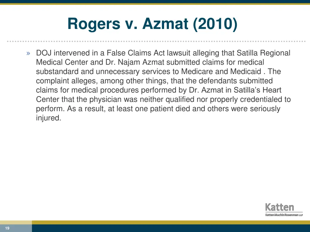rogers v azmat 2010