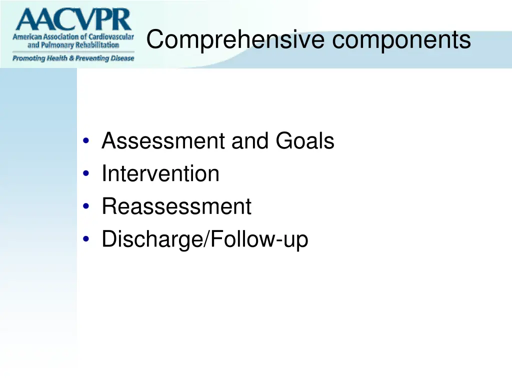 comprehensive components