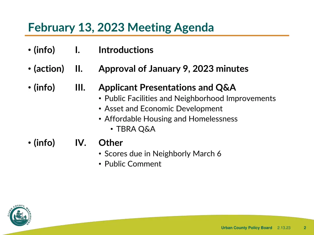 february 13 2023 meeting agenda