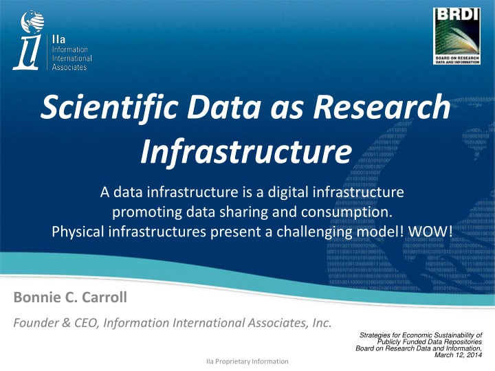 scientific data as research infrastructure