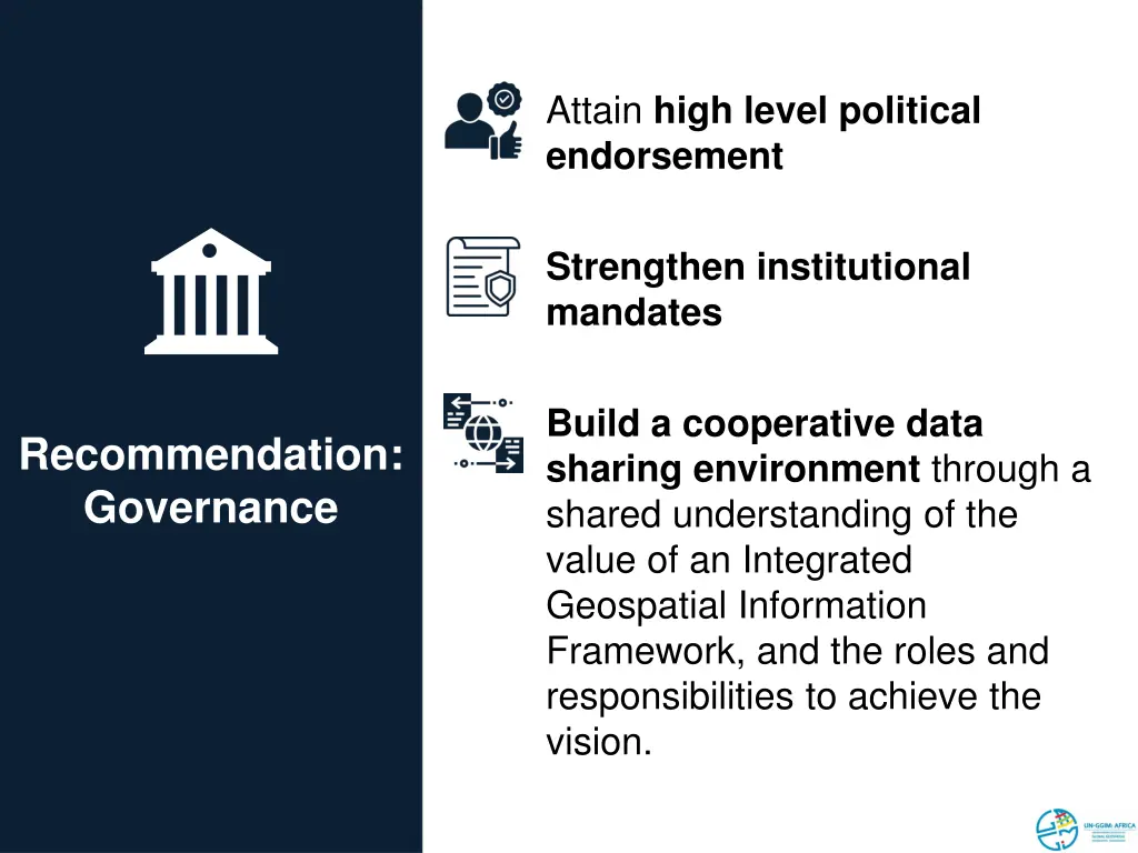 attain high level political endorsement