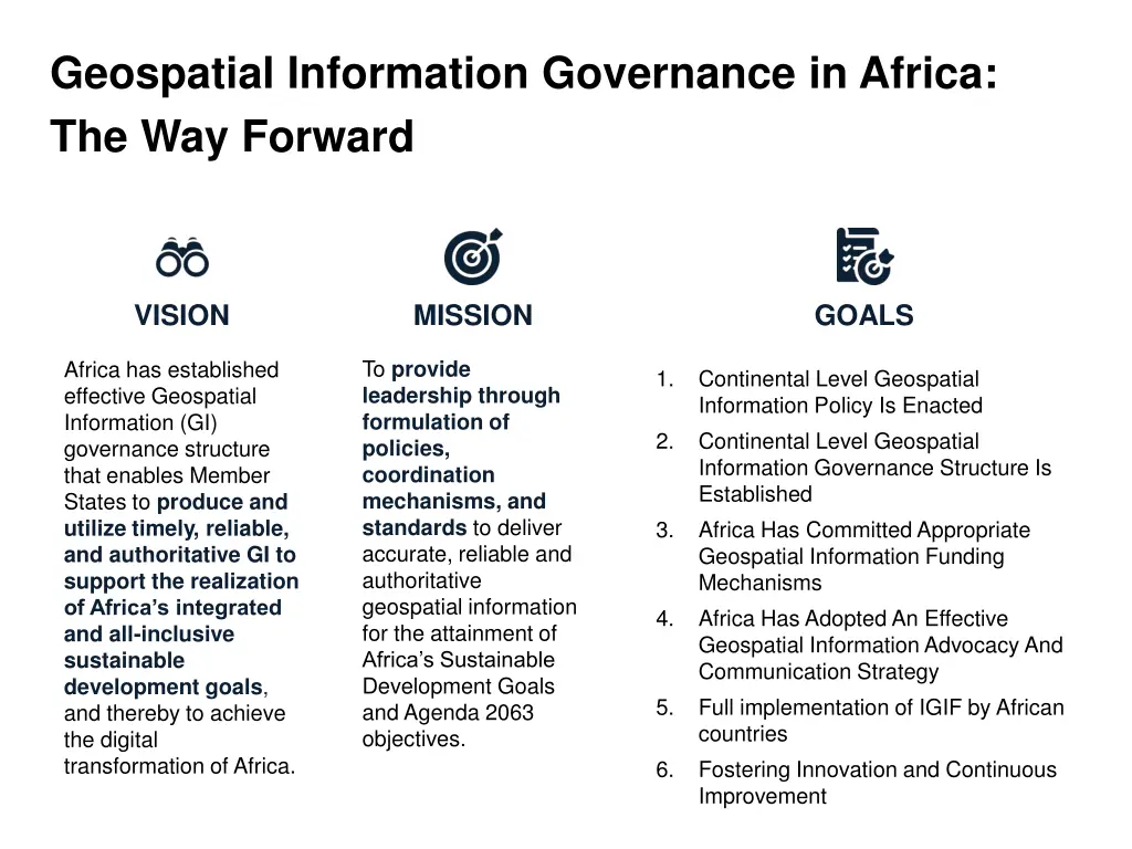 geospatial information governance in africa