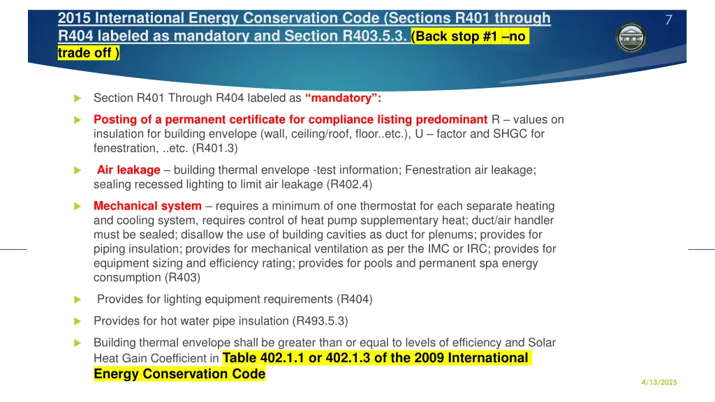 2015 international energy conservation code