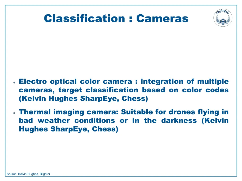classification cameras