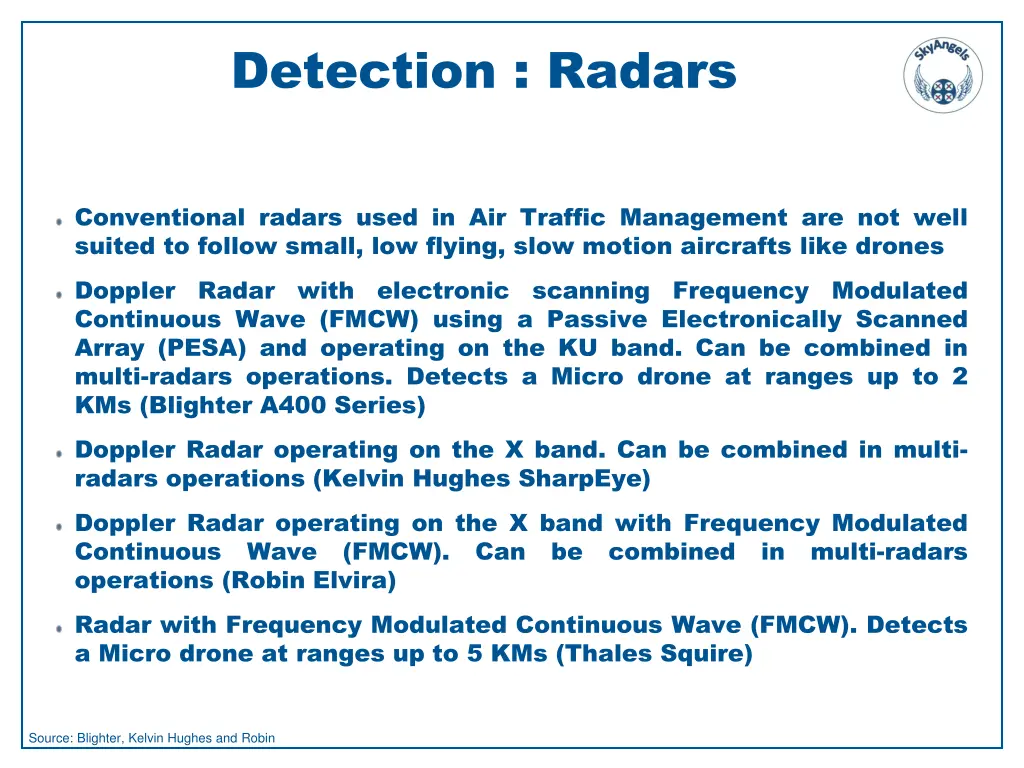 detection radars