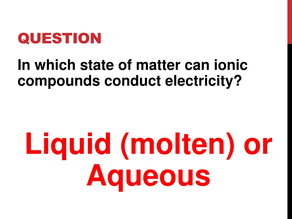 question 5