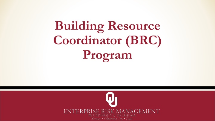 building resource coordinator brc program