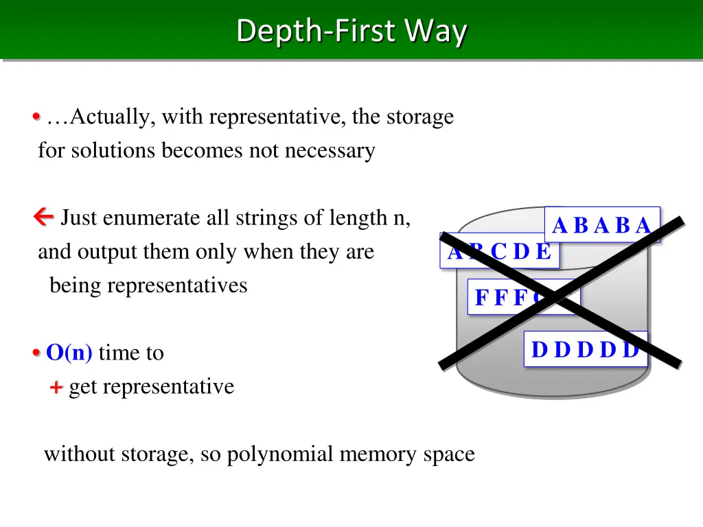 depth first way
