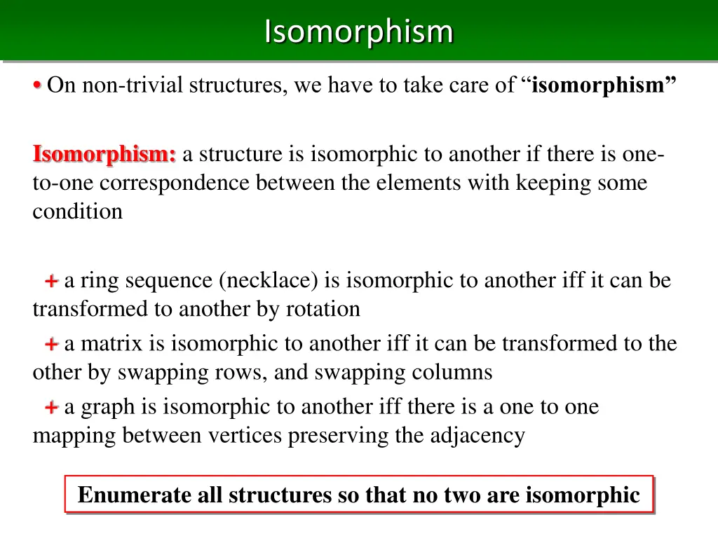 isomorphism