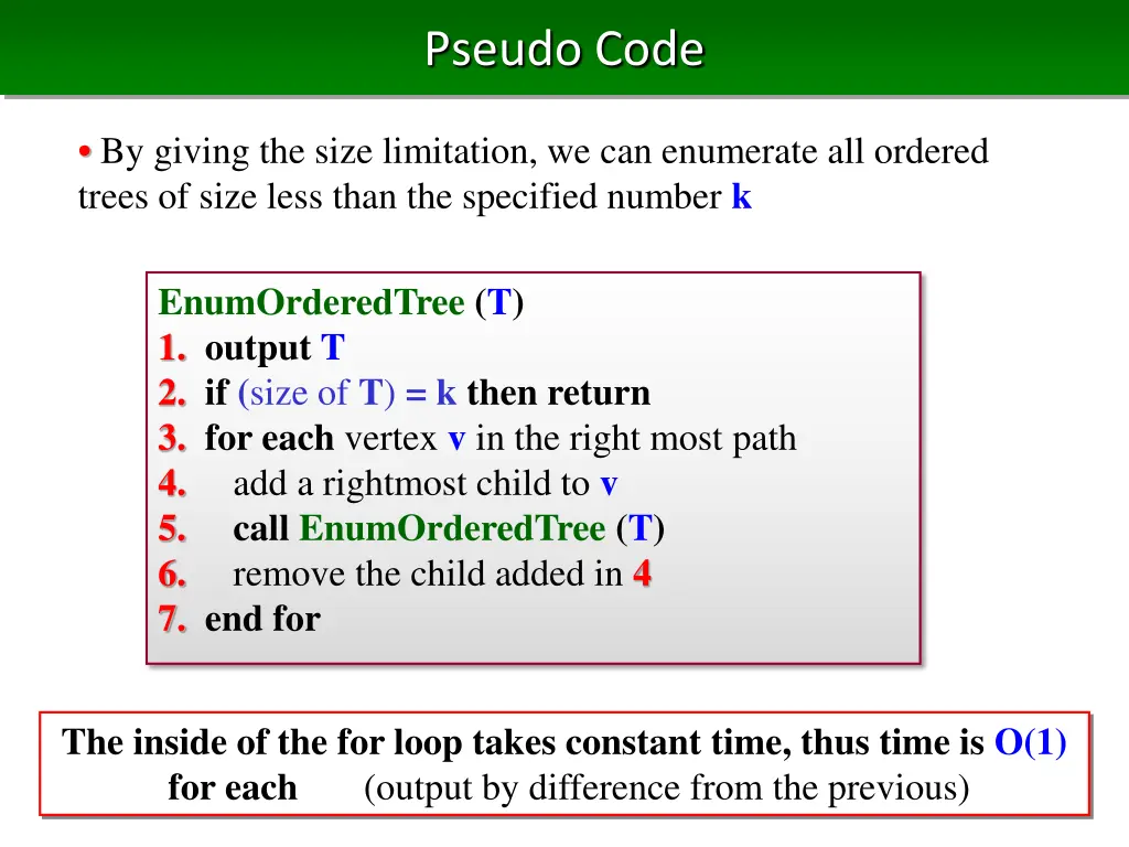 pseudo code
