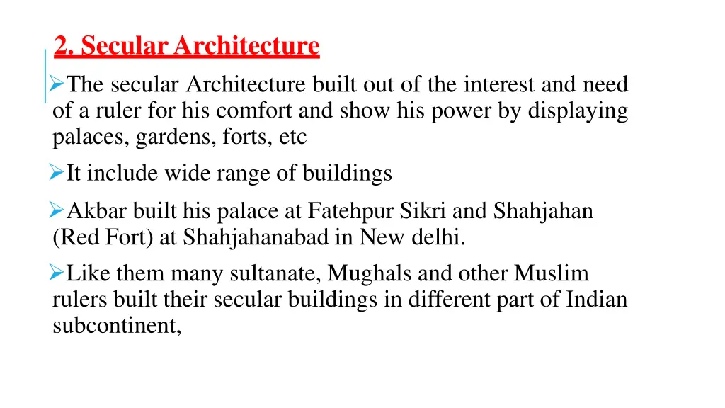 2 seculararchitecture the secular architecture