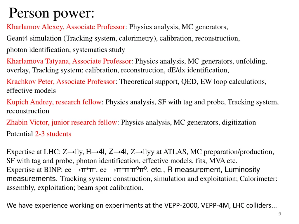 person power