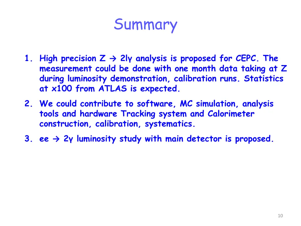 summary