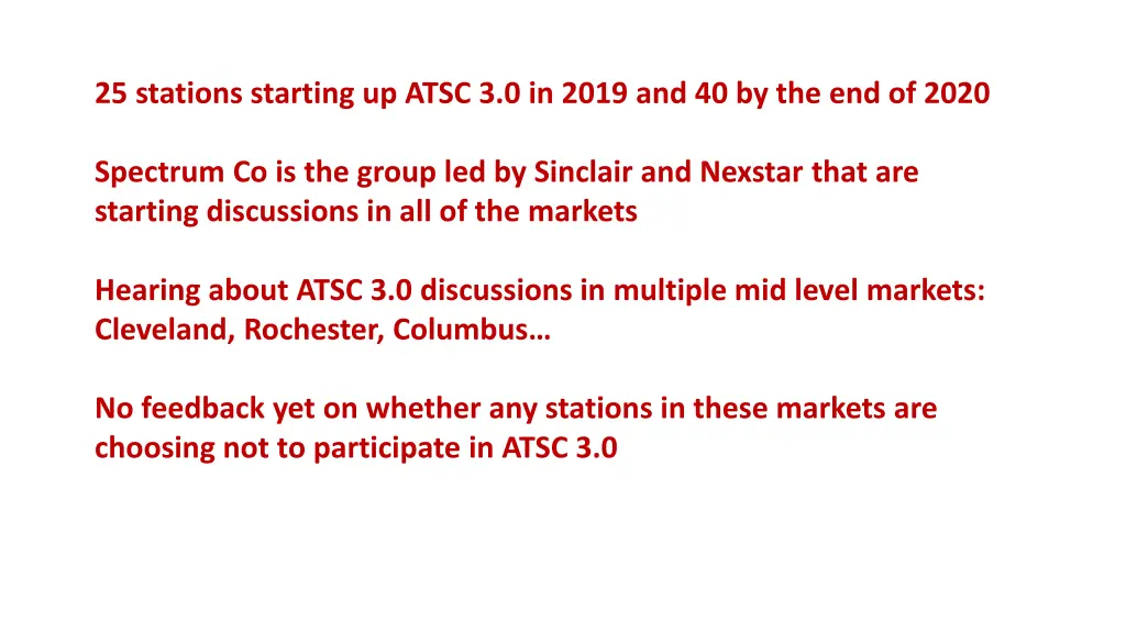 25 stations starting up atsc 3 0 in 2019