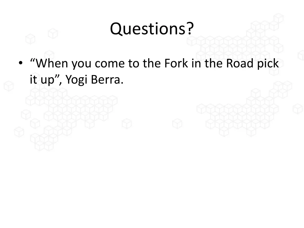 questions