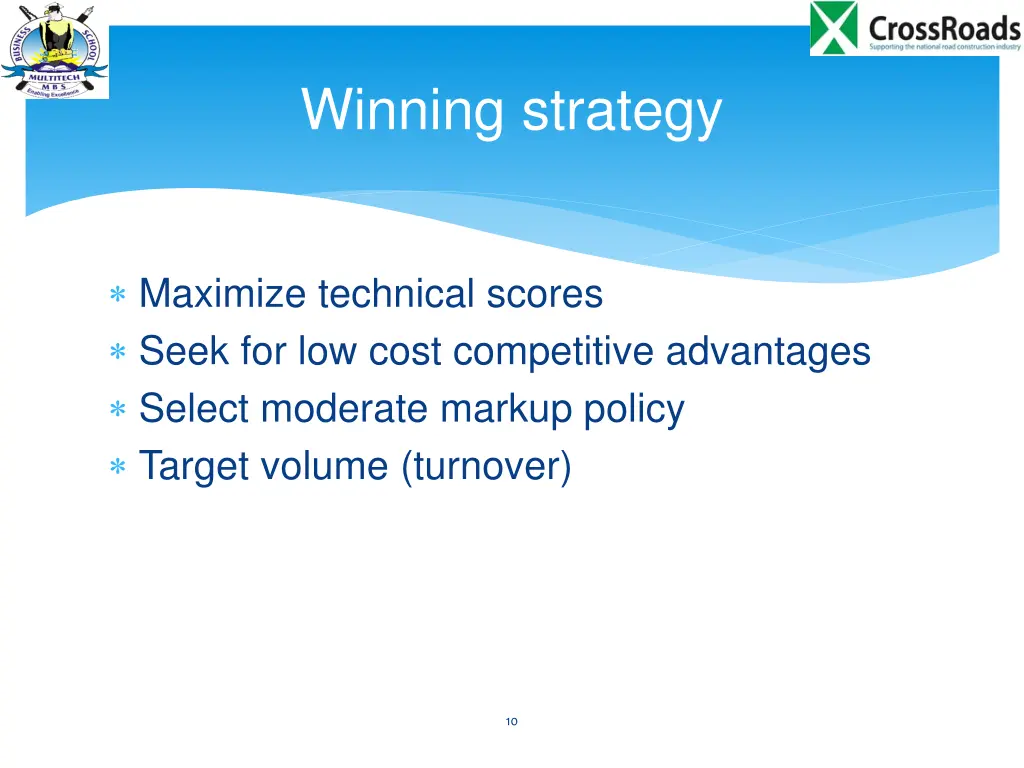 winning strategy